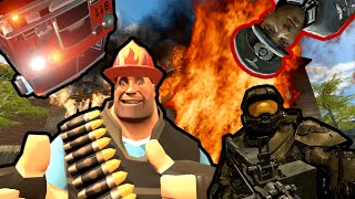 HEAVY BECOMES A FIREFIGHTER