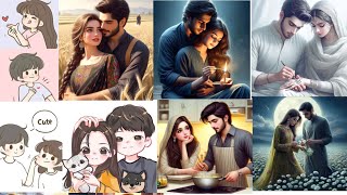 ♥️cute cartoon couple dp photo ♥️ /cute viral couple cartoon dp /♥️cute couple WhatsApp dp photo