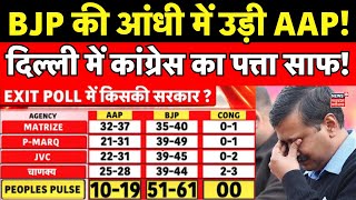 Delhi Election Exit Polls Result : Exit Polls ने के किया चौंकाने वाला खुलासा ! | Delhi News | BJP