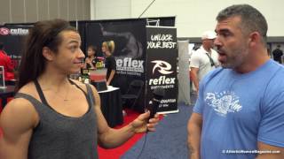 Alyssa Coppolino Interviews Bert Sims Ending with Mini Flex-Off