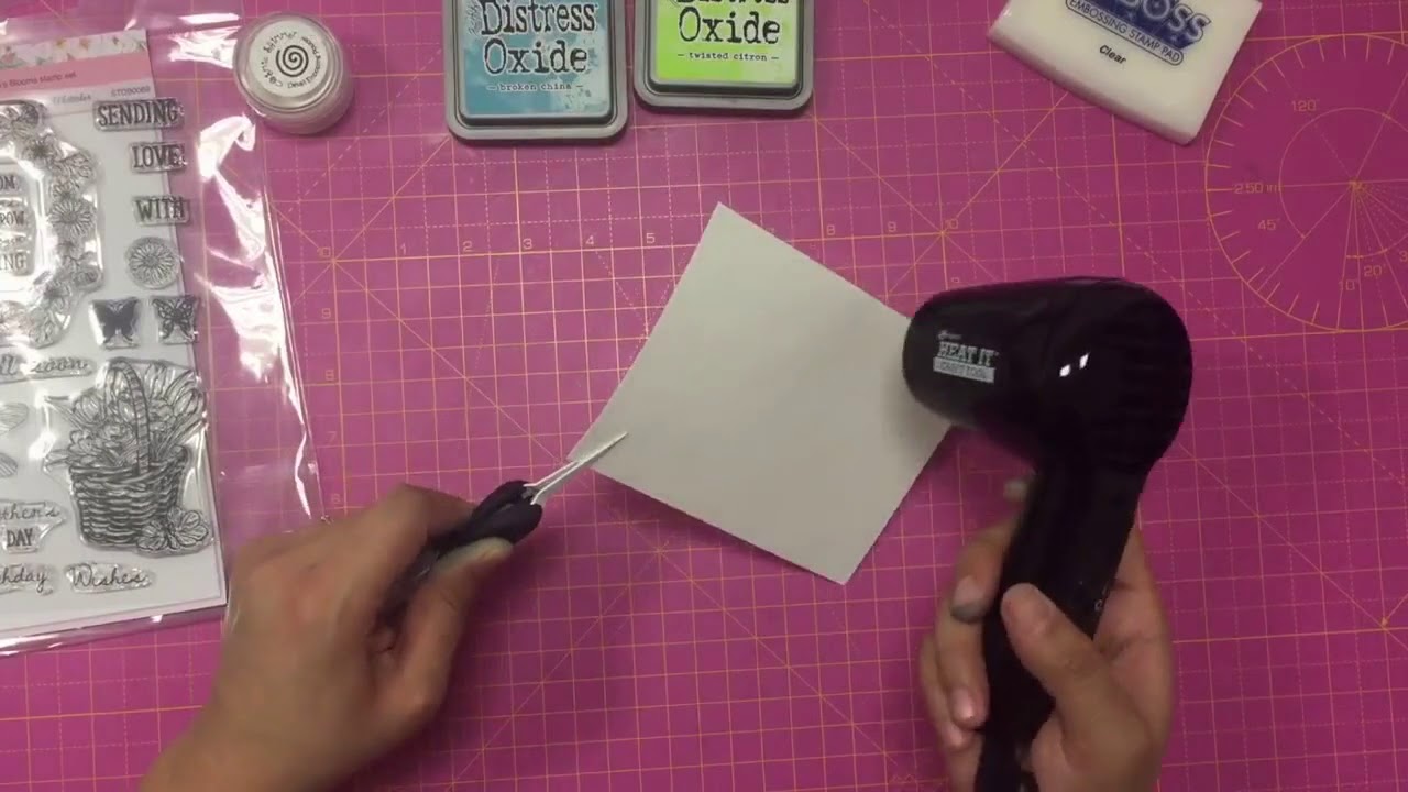Heat Embossing Tutorial At Abigail Mathy Blog