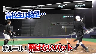 高校生は絶望…新ルール「飛ばないバット」