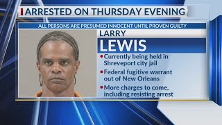 Larry Lewis arrested in New Orleans on fugitive charges