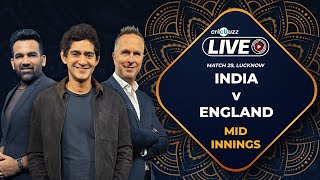 Cricbuzz Live: World Cup | #India post 229/9 courtesy of #Rohit's 87, can #England chase it?