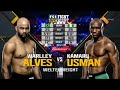 Kamaru Usman vs Warlley Alves UFC FULL FIGHT NIGHT CHAMPIONSHIP