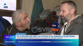 70-vjeçari që prej 10 vitesh nuk ka energji elektrike bën apel për ndihmë: Kam gruan sëmurë