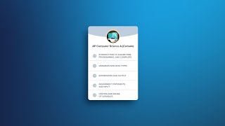 AP CSA | CodeHS