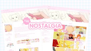 Y2K Nostalgia Website Carrd Template Design [Showcase]