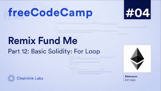 Basic Solidity: For Loop | Ultimate Web3 Solidity & Javascript Course | Lesson 4 Pt. 12