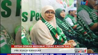 KETUA DEWAN MUSLIMAT PERAK CALON PAS - PRK KUALA KANGSAR [28 MEI 2016]