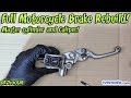 Full Motorcycle Brake Rebuild - Master Cylinder and Caliper!