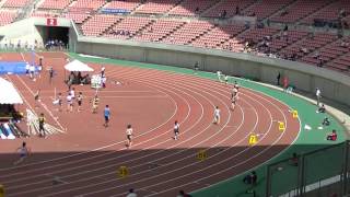 平成29年度新潟県総体陸上　女子4x100mR予選3組/5