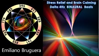Stress Relief and Brain Calming, Delta 4Hz, Binaural Beats, Emiliano Bruguera