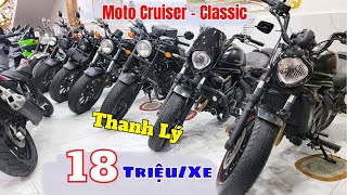 Thanh Lý Lô Moto Cruiser , Classic Giá Rẻ , Rebel 300 , Vulcan 650 , GPX Twin 250 ,GZ150A