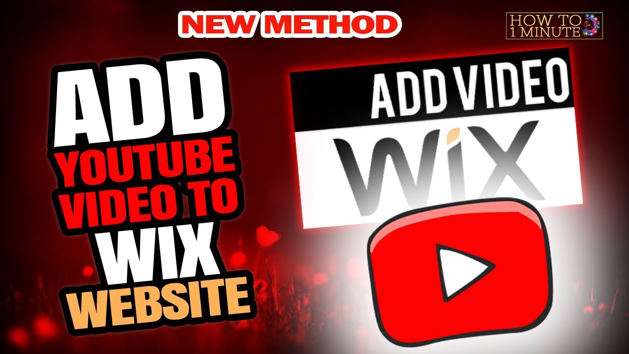 How To Add Youtube Video To Wix Website 2024 - YouTube