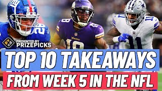 Top 10 Takeaways from Week 5 | NFL Week 5 Recap