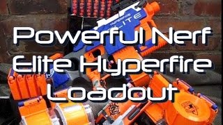 Nerf Hyperfire Elite Combo -426 Dart Nerf Heavy Loadout: Nerf Duct Tape Holster By justajolt