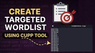 Hack Passwords Like a Pro (Ethically) with CUPP 🔐 | Make Custom Wordlists in Kali Linux