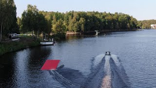 Waterski jumping!