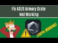 How to Fix ASUS Armoury Crate Not Working [4 Simple Solutions in 2022]