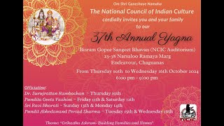 NCIC 37th Annual Yagna Night 5 -  Monday 14th October 2024