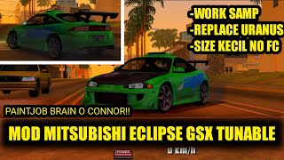 Share Mod Mitsubishi Eclipse Gsx Tunable Work Samp || Gta sa Android