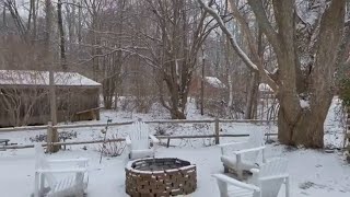 Watch: White Christmas In Massachusetts!