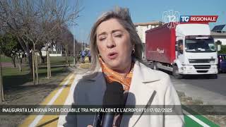 INAUGURATA LA NUOVA PISTA CICLABILE TRA MONFALCONE E L'AEROPORTO | 17/02/2025