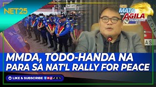 MMDA naghanda na para sa National Rally for Peace