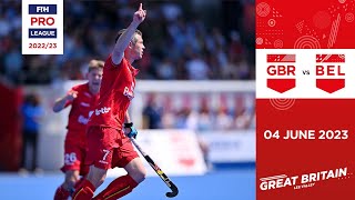 FIH Hockey Pro League 2022-23: Great Britain vs Belgium (Men, Game 2) - Highlights
