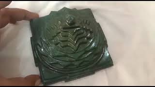 Green jade prosperity shree yantra attract success business 7987719581