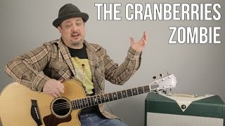 How to Play "Zombie" by The Cranberries on Guitar (Easy Acoustic)