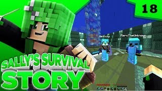 💚Sally's Survival Story 5 ep18💚SPECIAL GUESTS Helicoly MarcTheUnknown SallyGreenGamer MtOlympusSMP