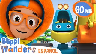 Excavadora de Nieve | Blippi Wonders | Caricaturas para niños