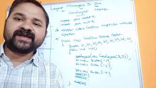 GridLayout in Java|Layout Managers | Java AWT| Applets | Swings | Java Programming| Frames