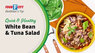 Quick & Healthy White Bean Salad – Back to School Lunch Recipe