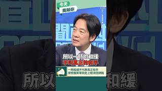 【今天我賴你】賴清德：兩岸情勢一時和緩不代表真正和平，若接受服貿等同走上經濟回頭路！ #shorts