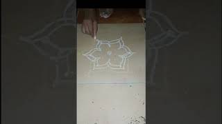 రోజు వారీ ముగ్గులు #easyrangoli #indianart #ytshorts