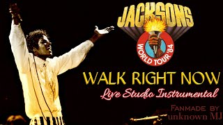 The Jacksons - Walk Right Now - Victory Tour Instrumental Version (Fanmade)