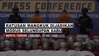 Ratusan Mangkuk Dijadikan Modus Selundupkan Sabu