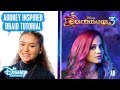 Descendants 3 | Queen Of Mean Inspired Hair Tutorial ft. Ambi C 💜 | Disney Channel UK #AD