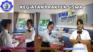 Praktek Handling Guest Laundry I Conversation as valet service I Pick Up Laundry I Laundry Process