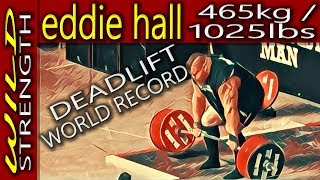 Eddie Hall Deadlift World Record 465kg Speed Rep