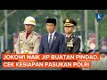 Momen Jokowi Naik Jip Tempur di Hari Bhayangkara, Cek Pasukan Polri