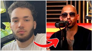 Adin reacts to Andrew tate Dissing Twitch streamers #andrewtate #adinross