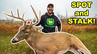 SPOT and STALKING a GIANT DEER with a CROSSBOW at My FARM!!! (Catch Clean Cook)