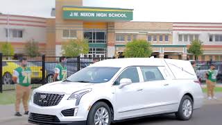 Nixon H.S. Football Team Pays Its Respects to Rudy Peña