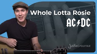 Whole Lotta Rosie Guitar Lesson | AC/DC