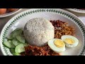 Nasi Lemak & Sambal Sotong Kering