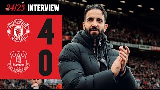 Ruben Amorim Reflects On Everton Win! 👏 | Man Utd 4-0 Everton